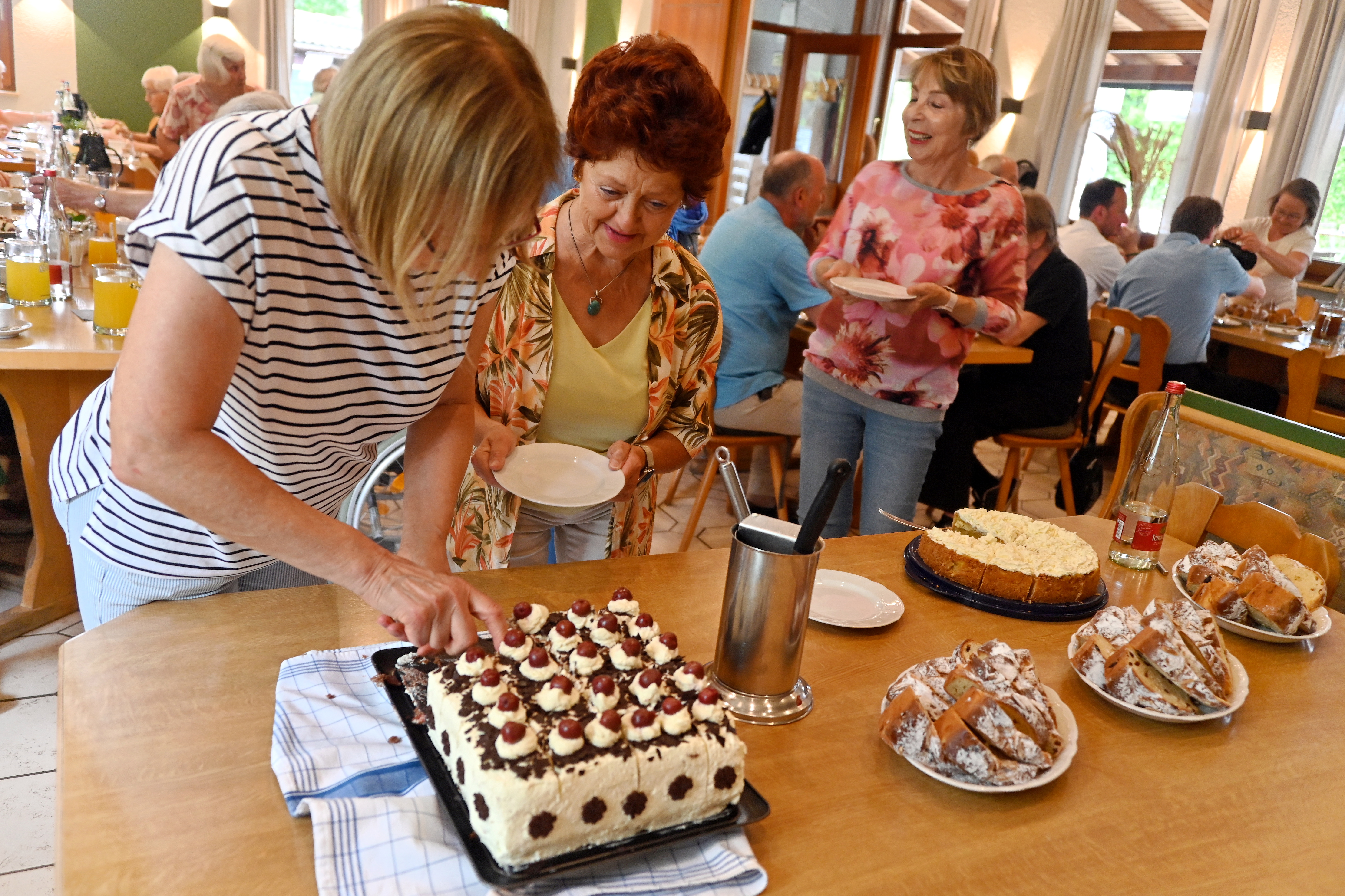 Kaffee, Kuchen und Hefezopf Symbolbild zum Sommerfest