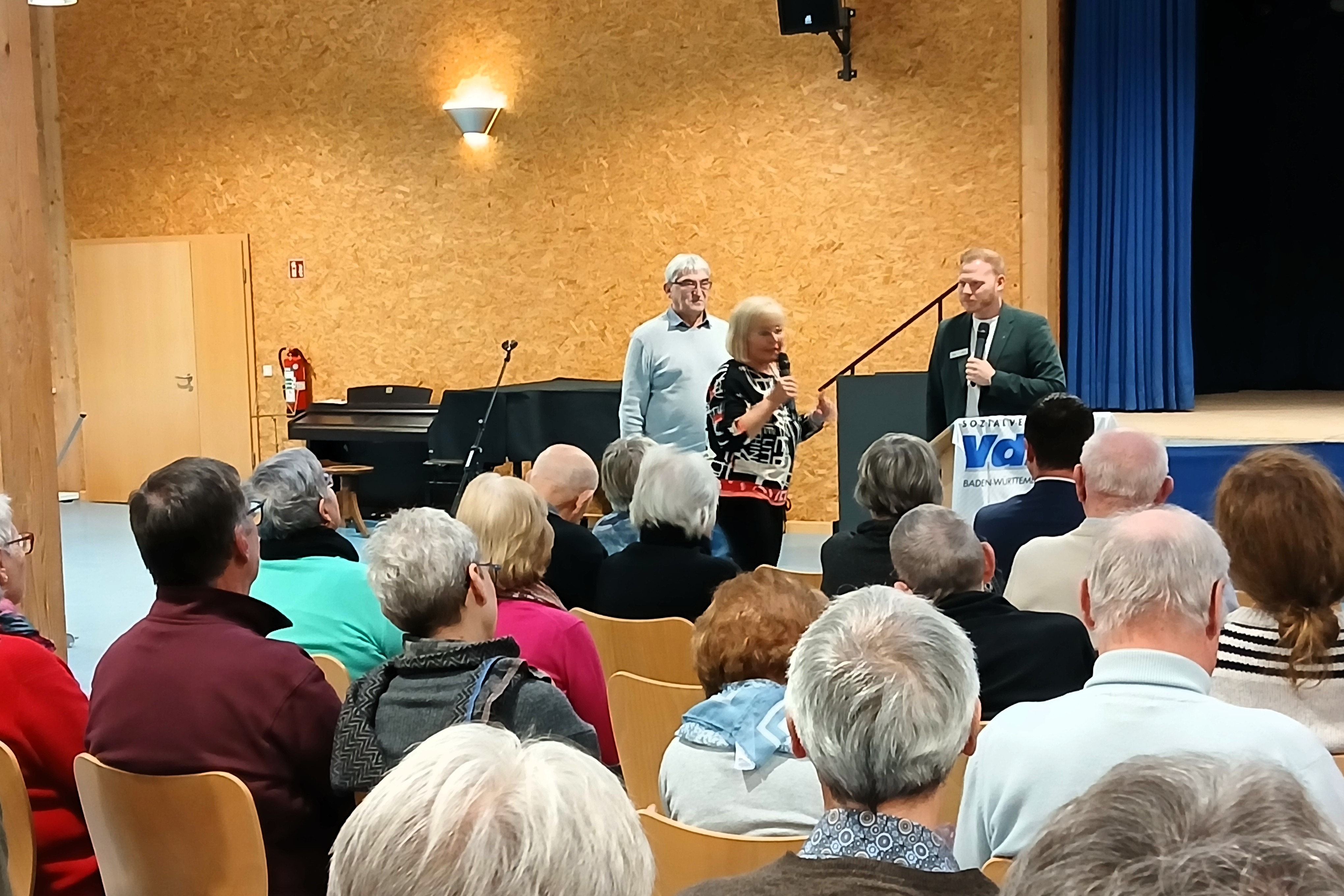 Foto aus dem Auditorium