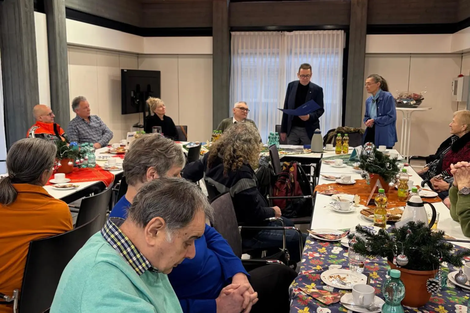 Die Jubilare werden geeehrt