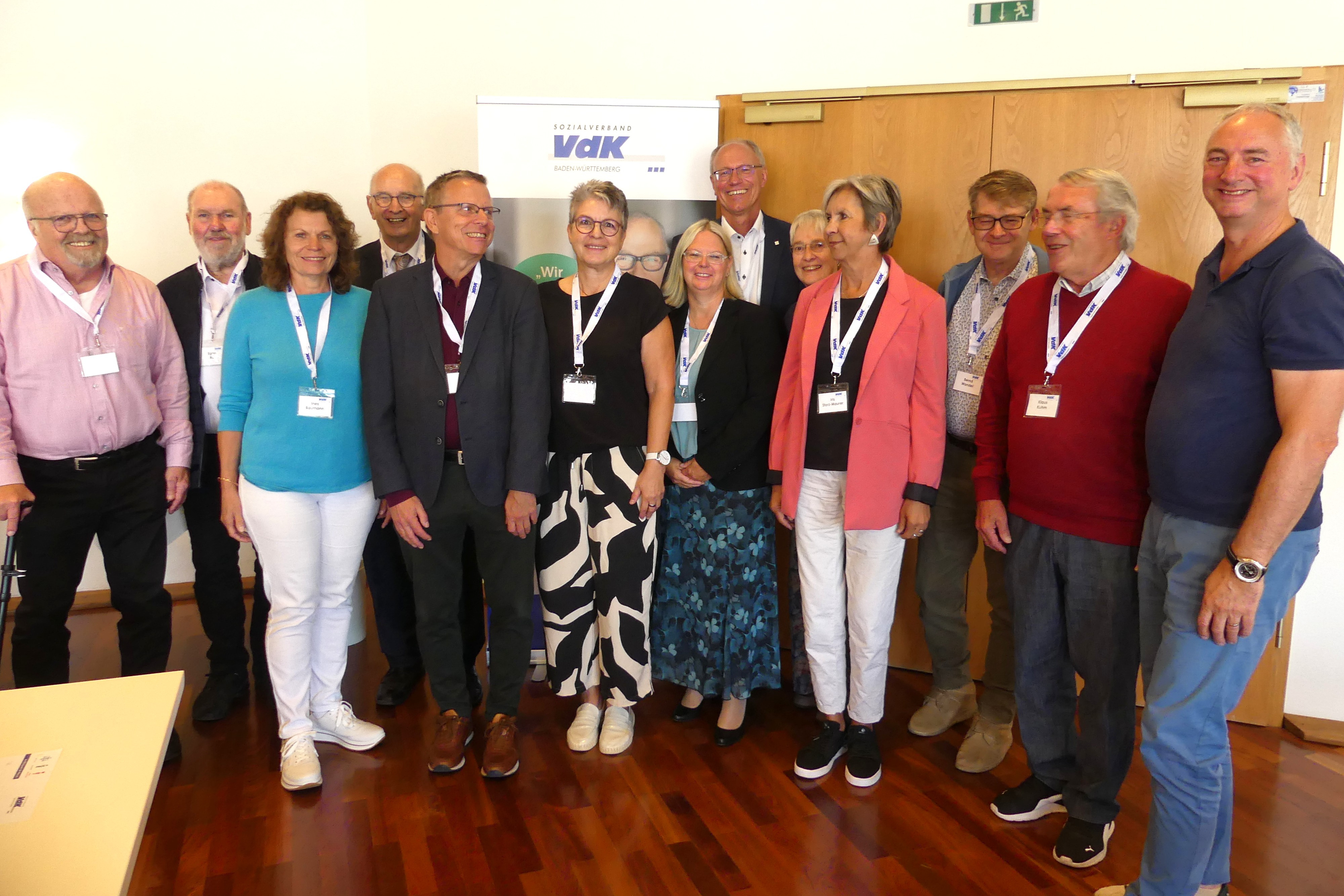 Gruppenfoto des neu gewählten Kreisverbandsvorstands