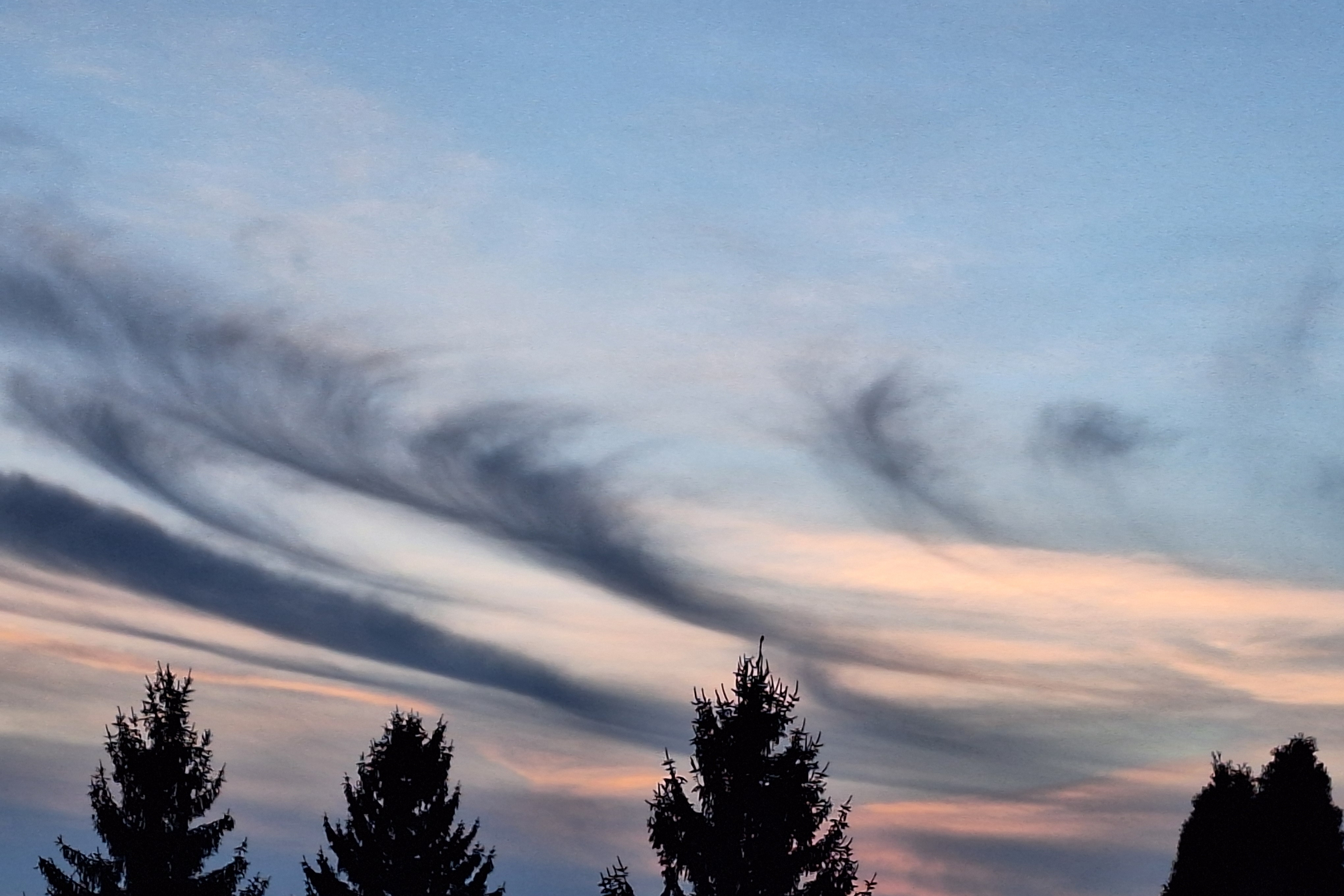 Der fr&uuml;he Morgen mit einem Lichtblick
