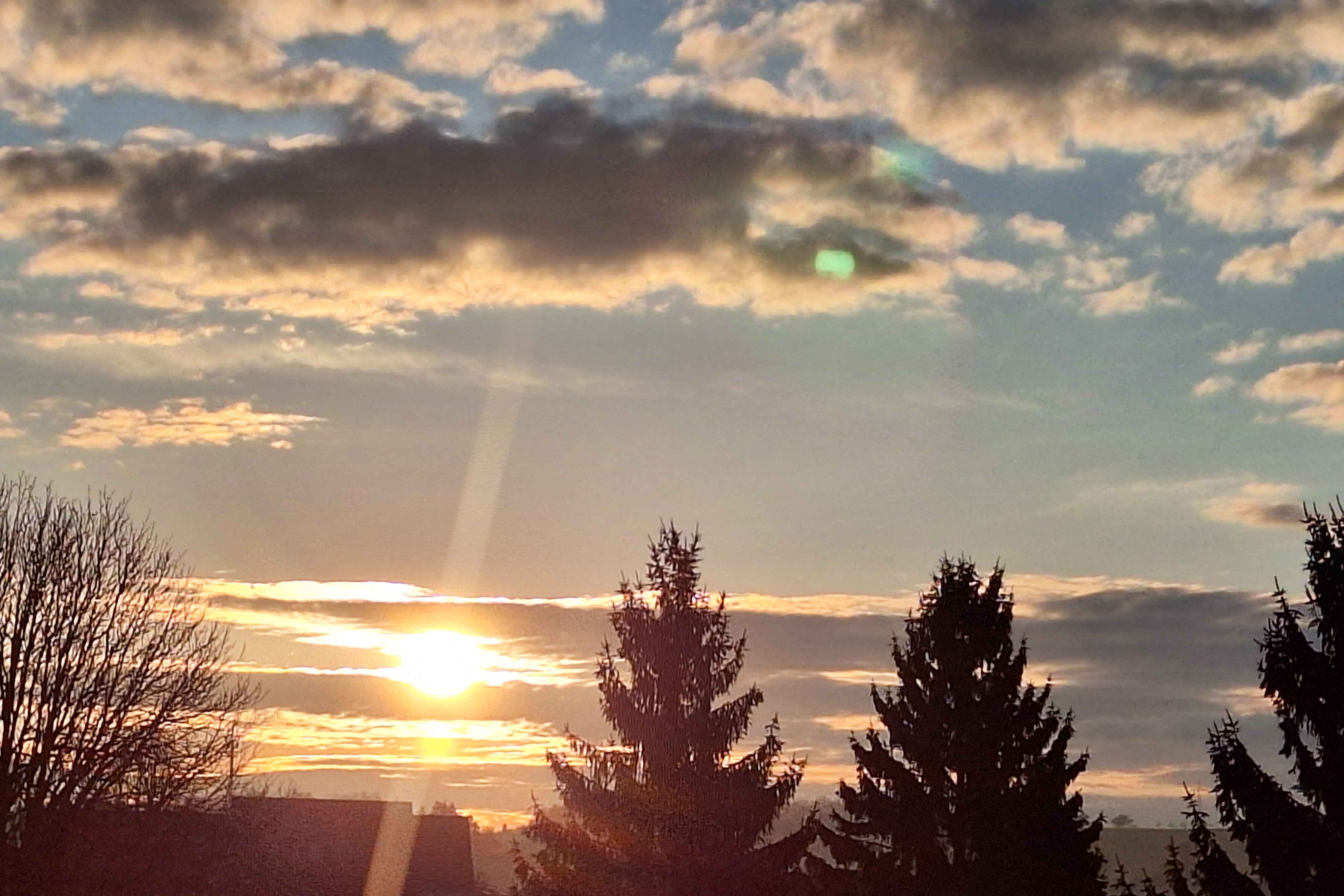 Eine interessante himmlische Botschaft am Mittwochmorgen