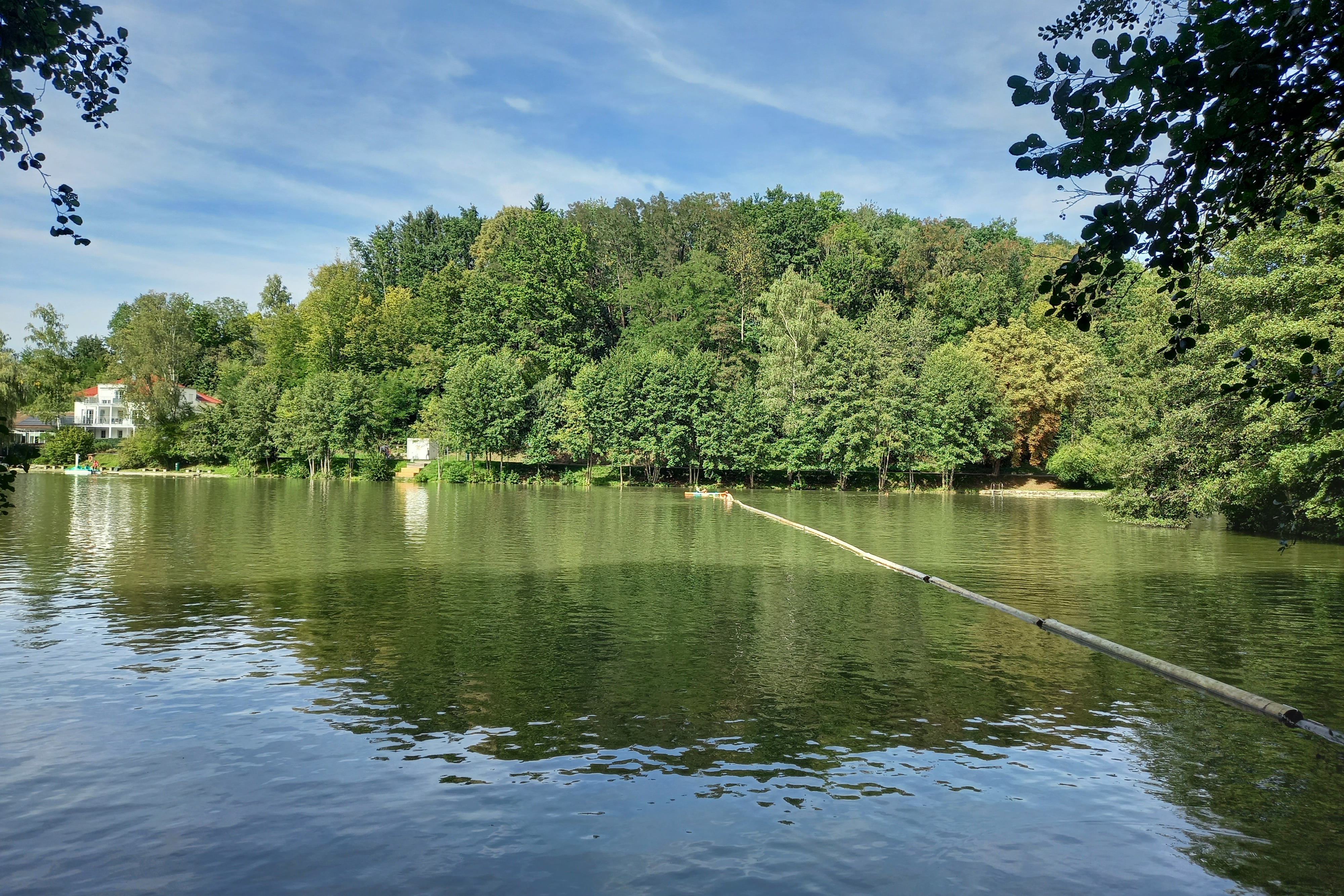Blick auf das Kulinarium am Waldsee
