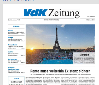 Titelbild der VdK Zeitung