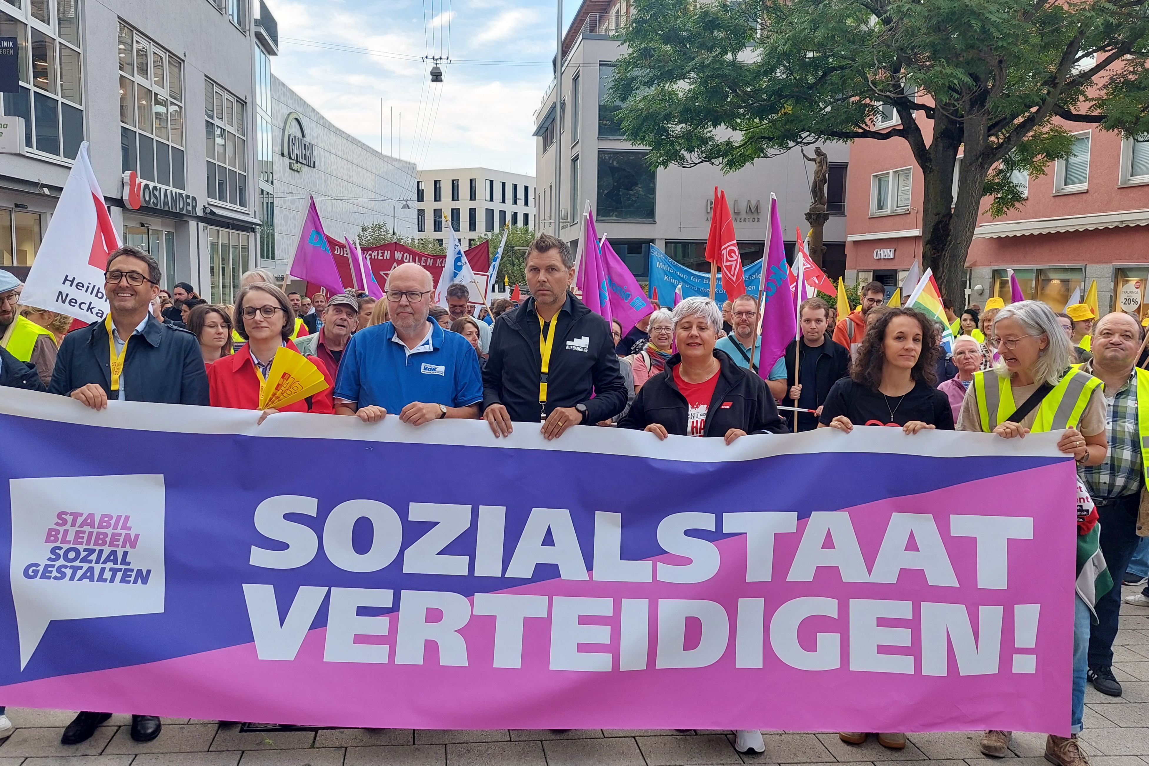 VdK'ler bei der Kundgebung