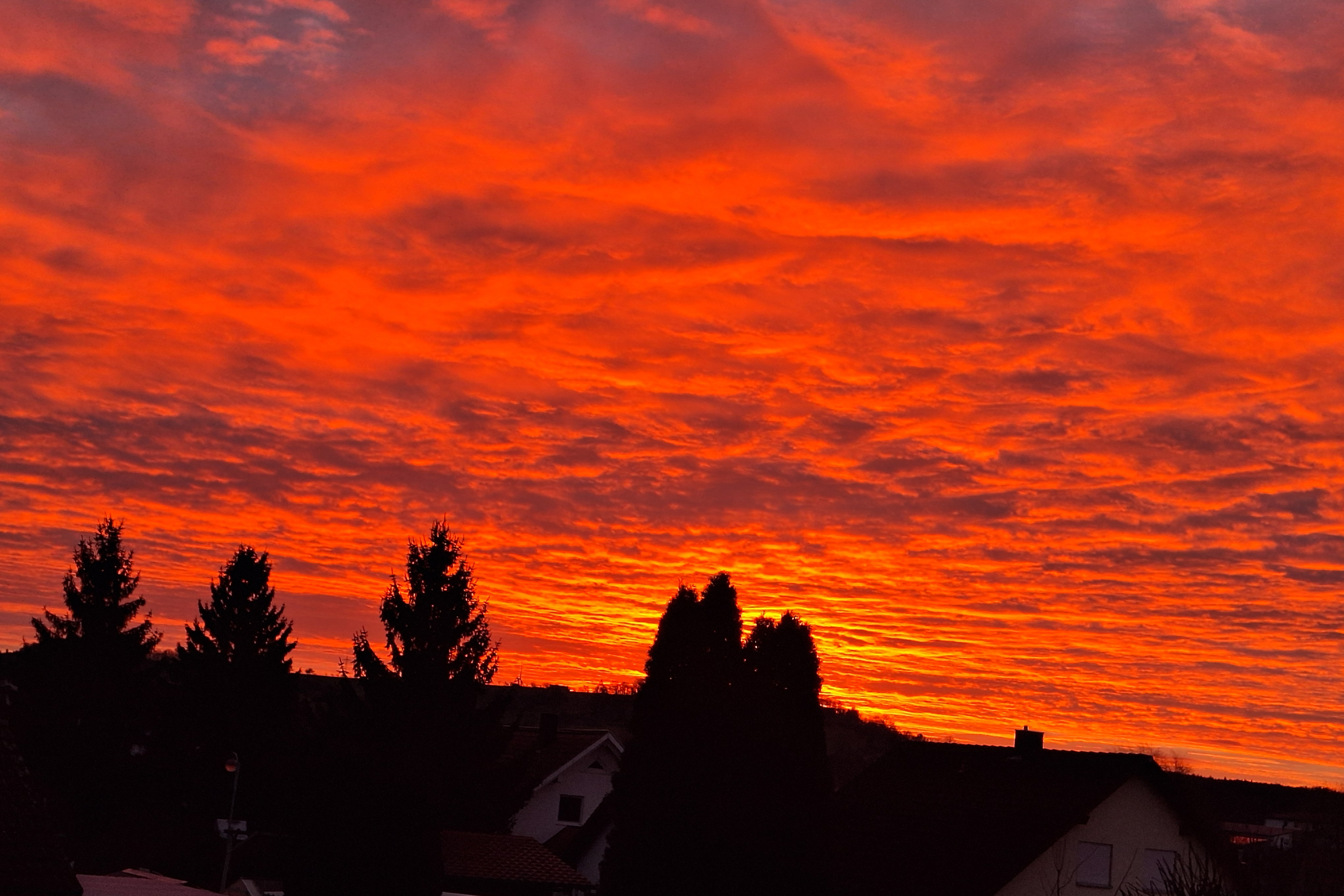 Ein &uuml;beraus sehenswertes Morgenrot
