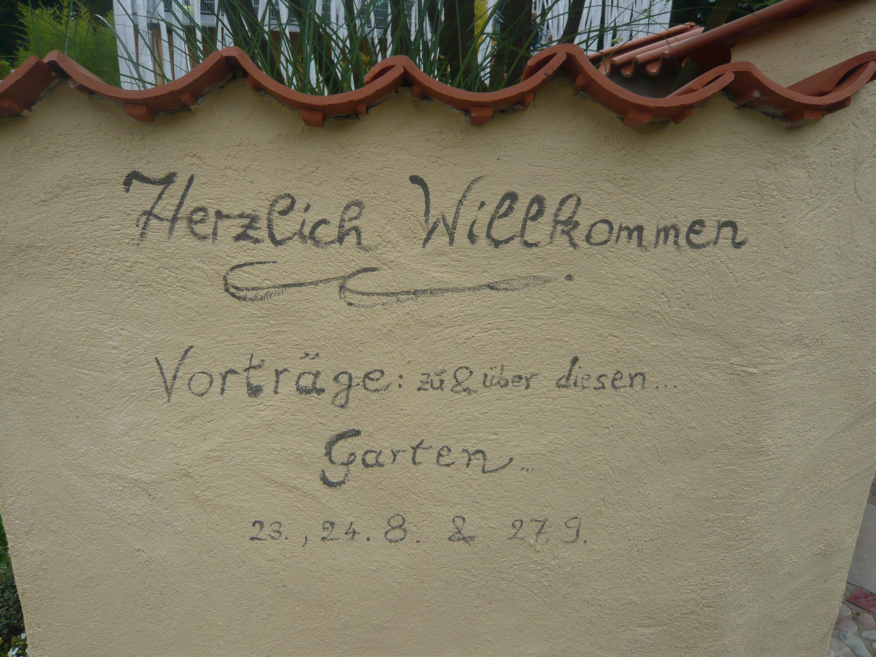 Angebot von Vortr&auml;ge eines Gartens