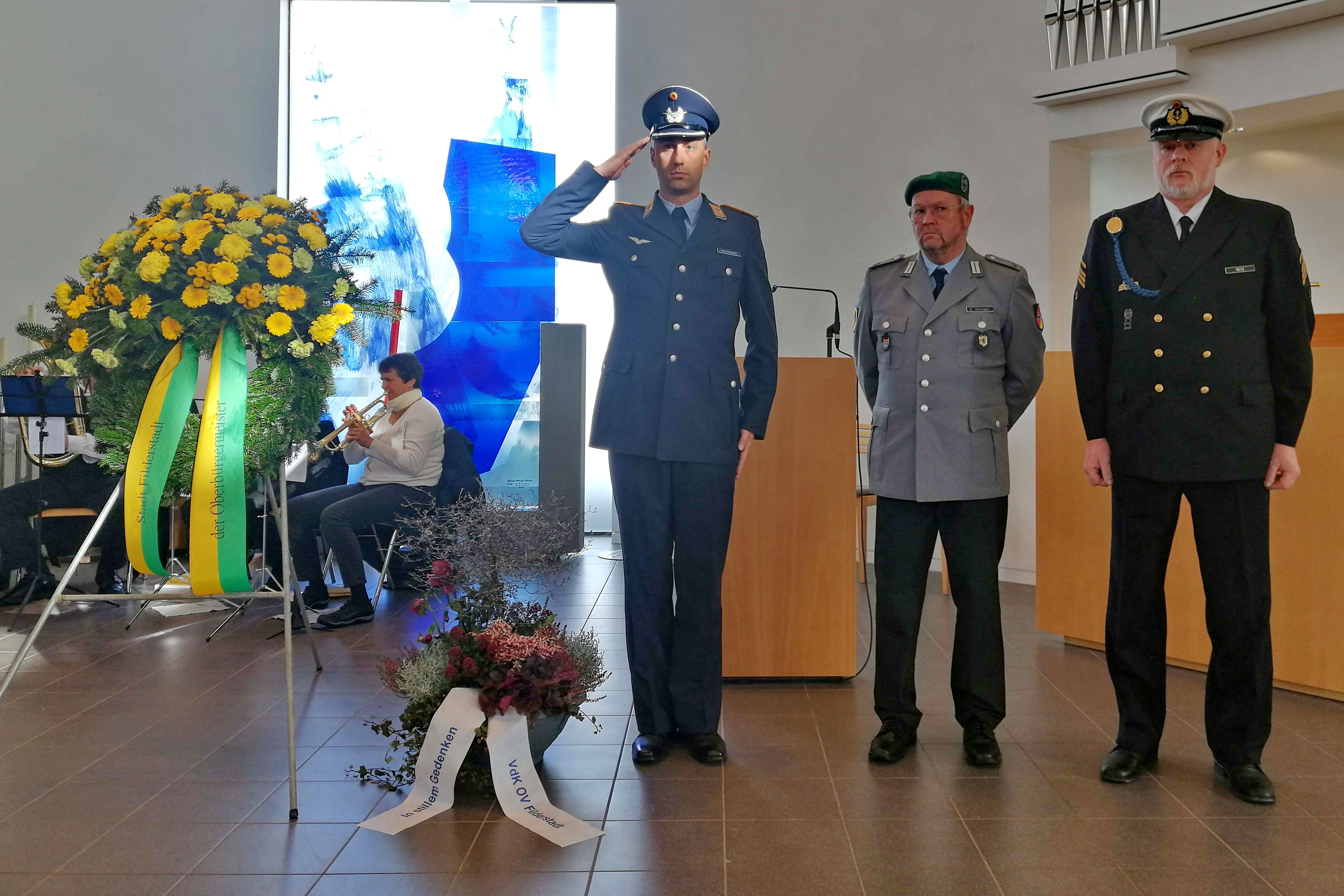 Ehrenwache der Reservistenkameradschaft Ehrenwache der Reservistenkameradschaft bei der zentralen Feier zum Volkstrauertag