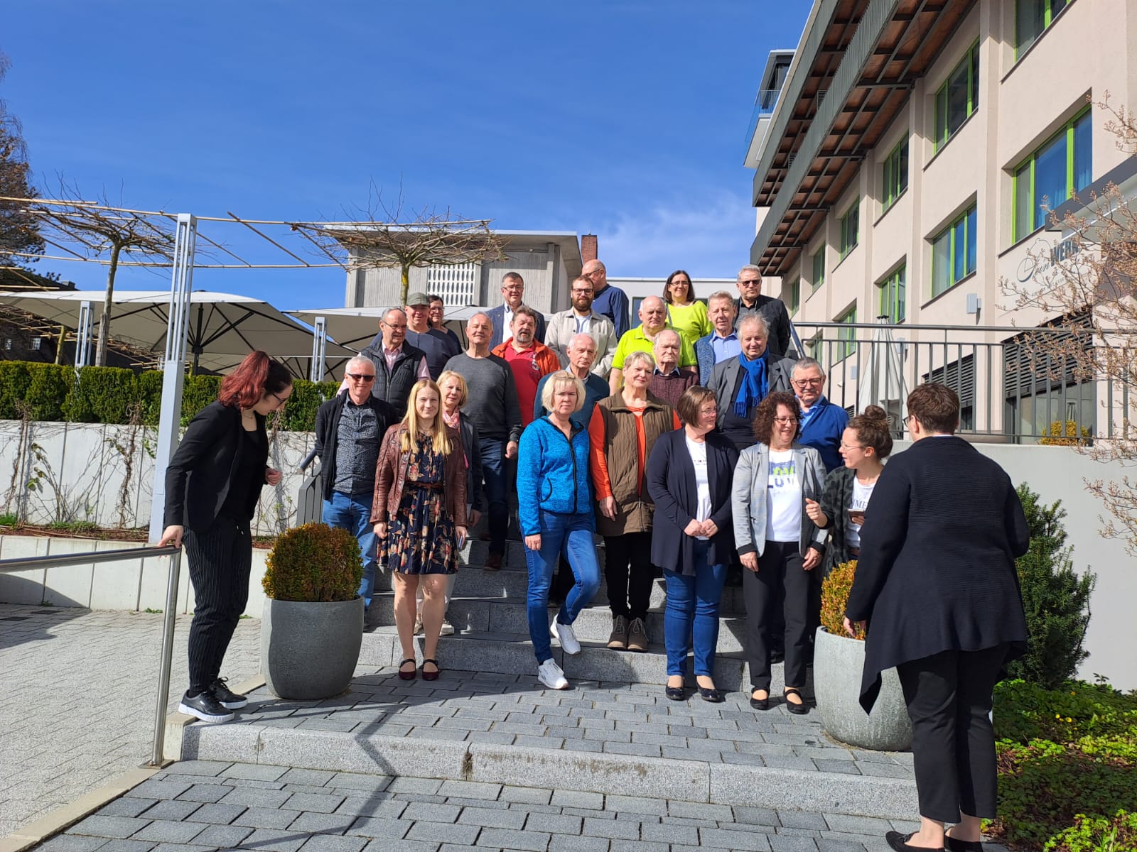 Gruppenfoto der Teilnehmer des Marketing-Workshop in St. Georgen