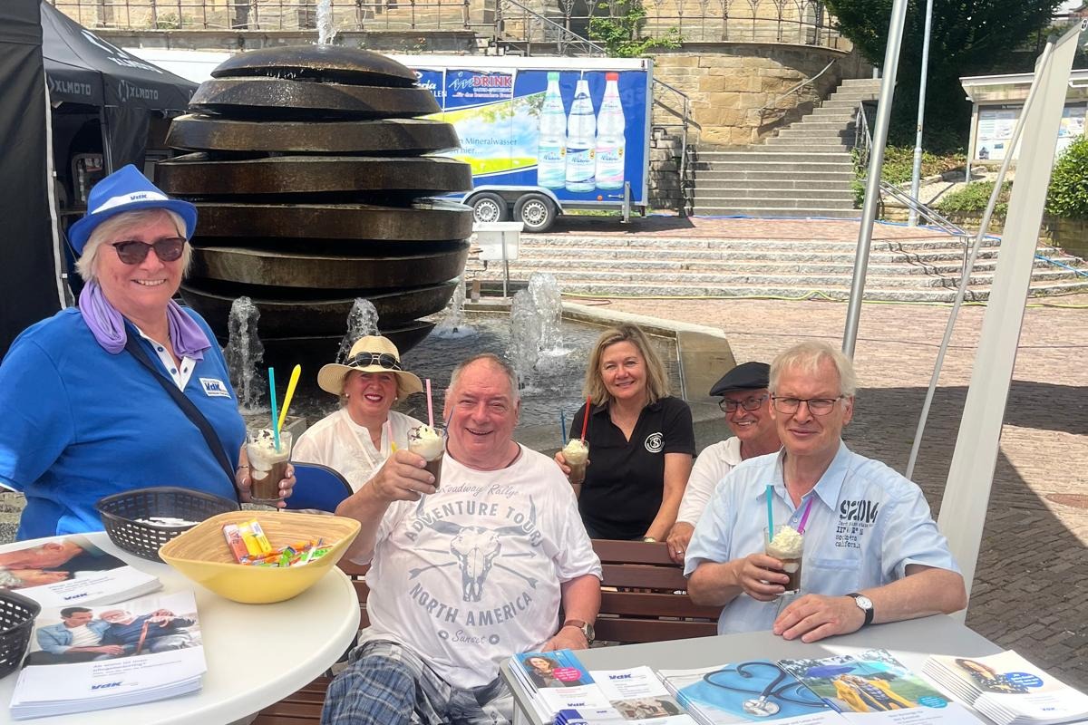 Besetzung am Info-Stand des VdK OV Bad Rappenau VdK OV Bad Rappenau
