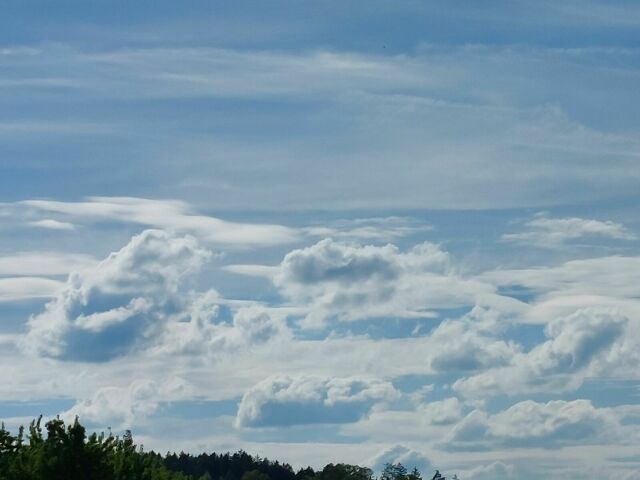 Blick in die Wolken