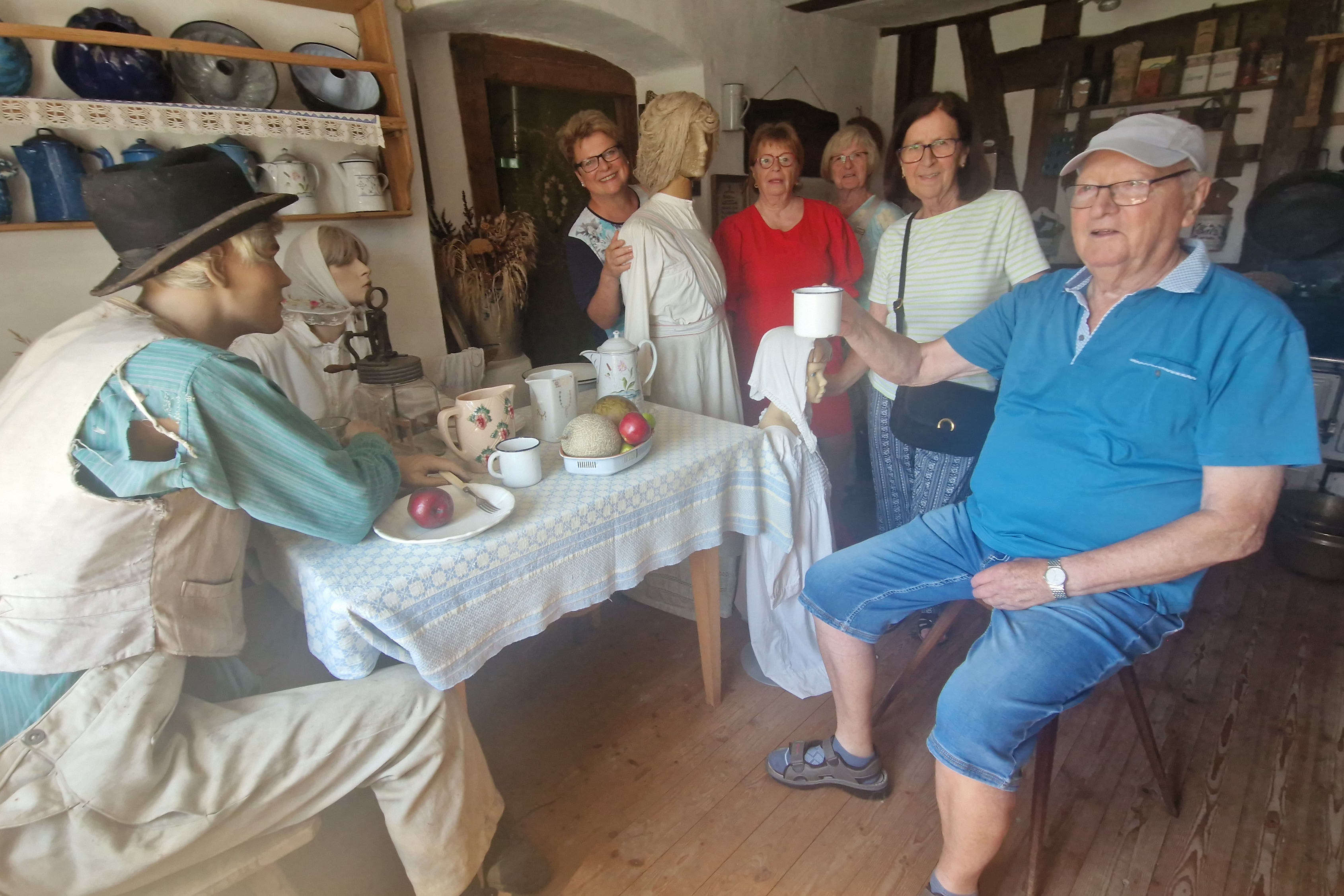 Lustige Stimmung in der Heimatstube