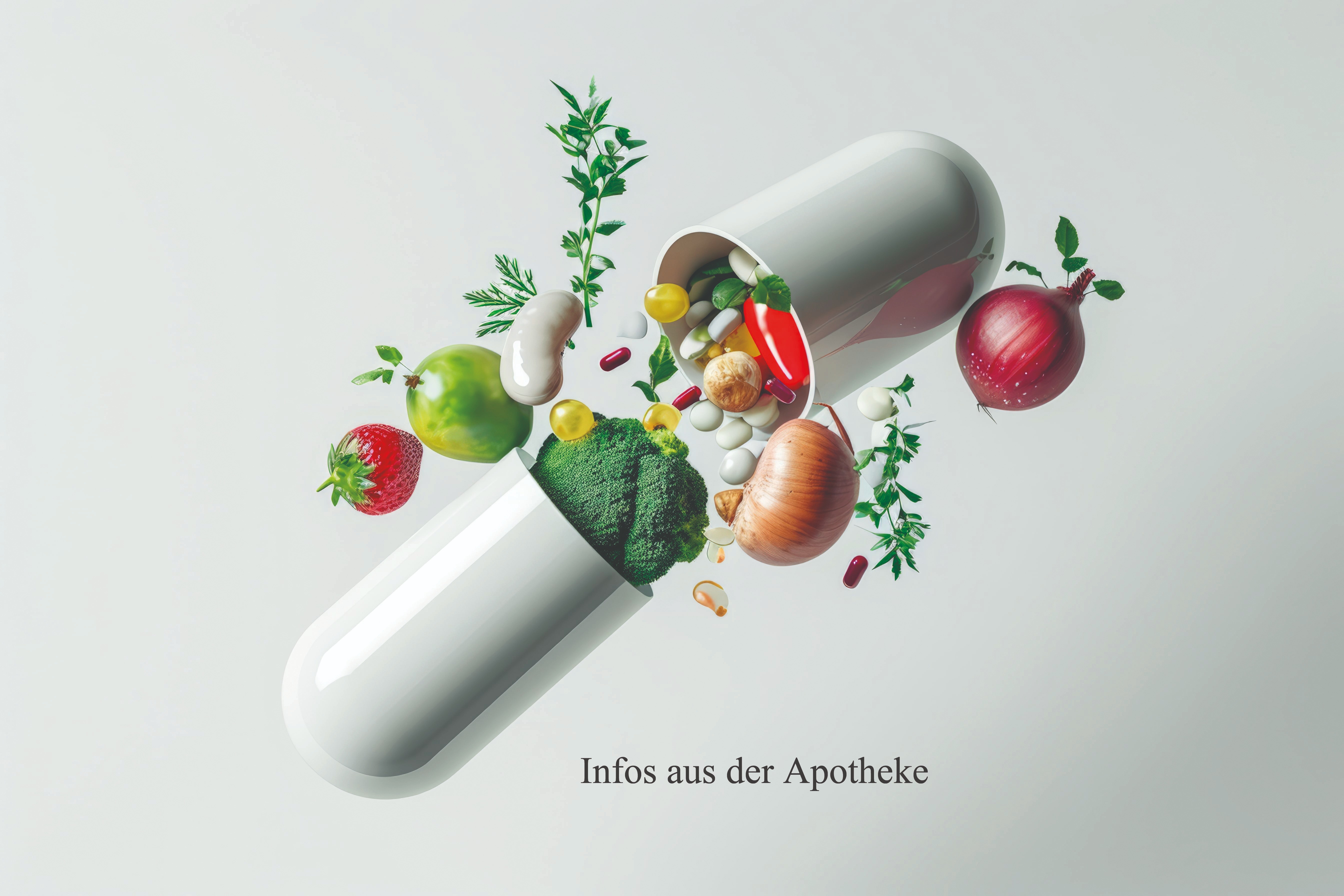 Infos aus der Apothek Infos aus der Apotheke offene Medikamentenkapse