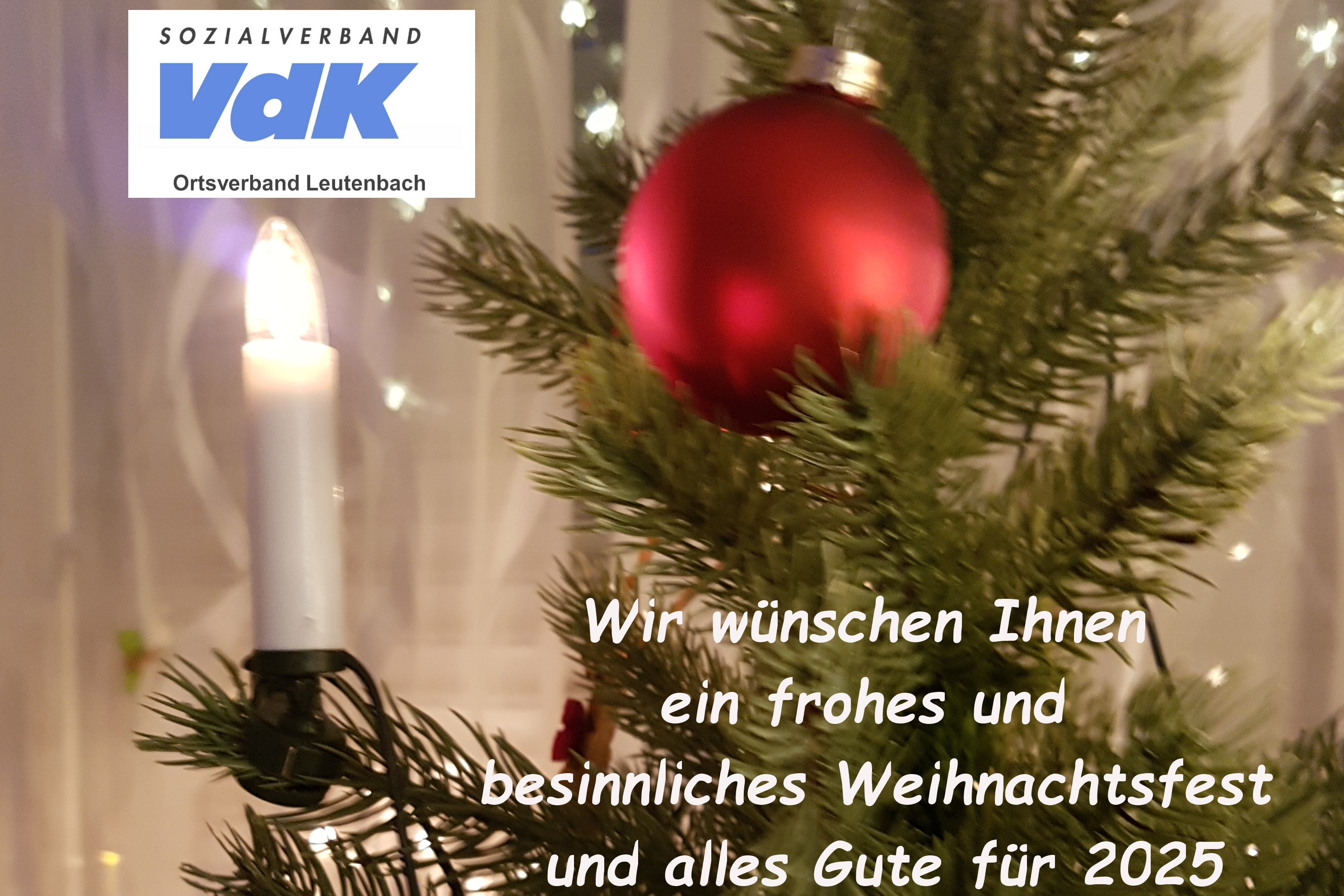 Frohe Weihnachten .