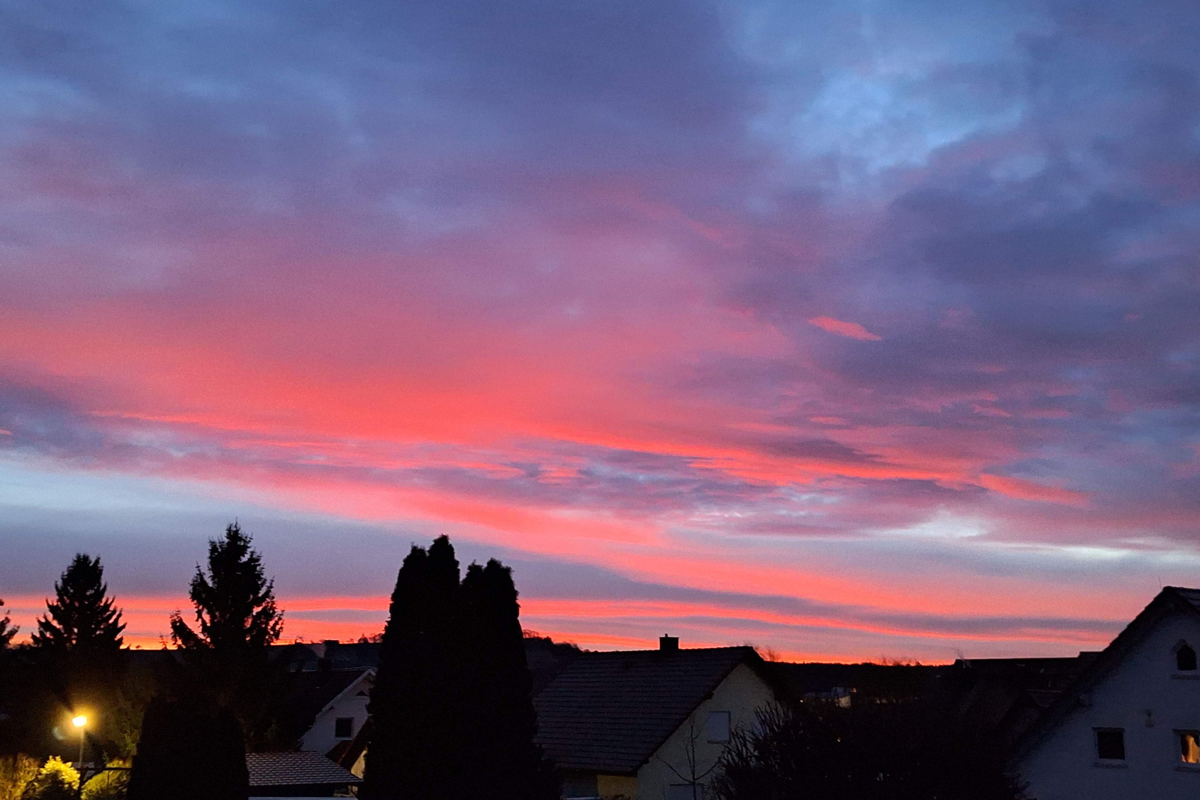 Das morgendliche Naturgemälde in den schönsten Farben Das morgendliche Naturgemälde in den schönsten Farben