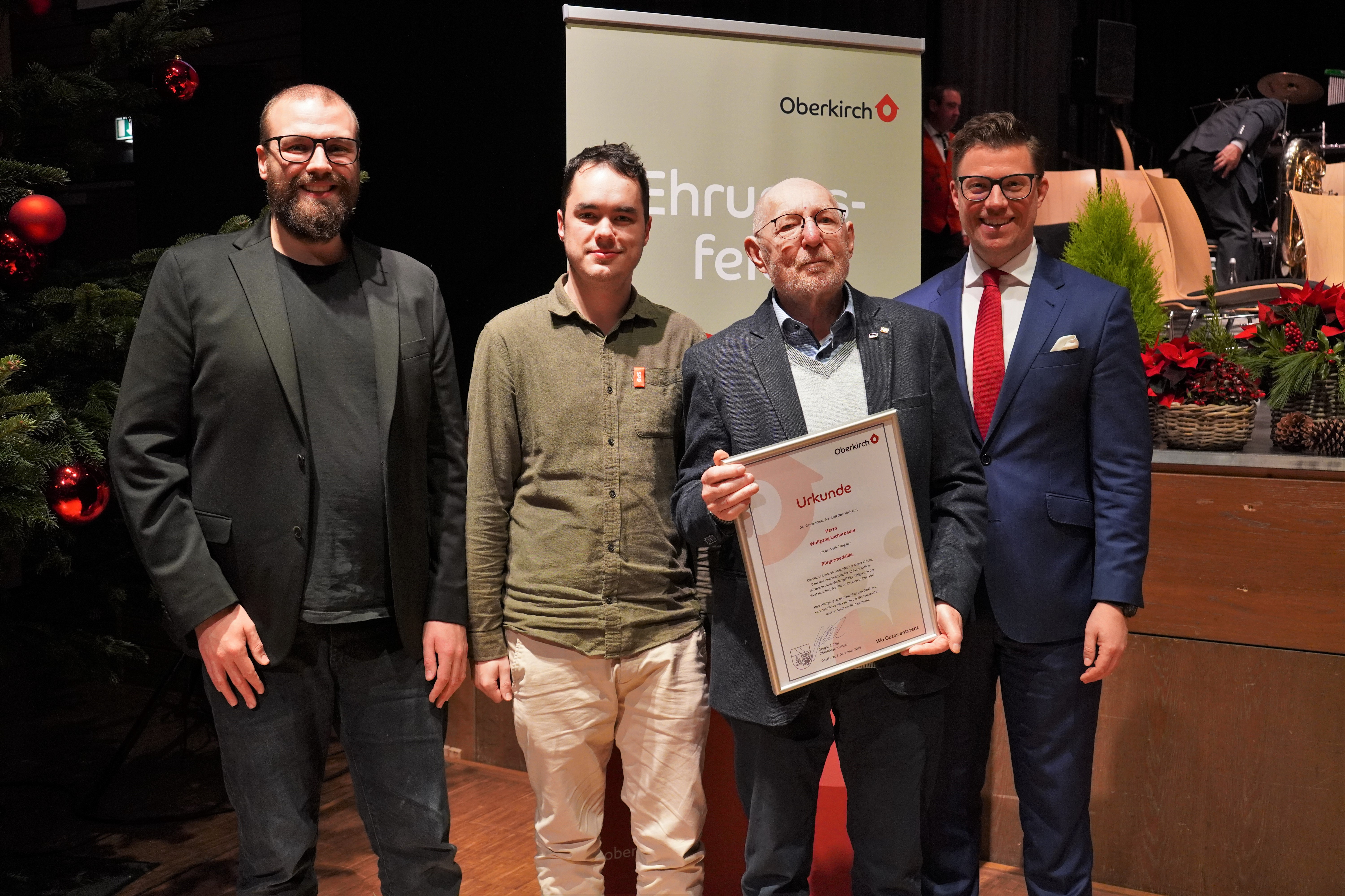 Ehrung B&uuml;rgermedailie