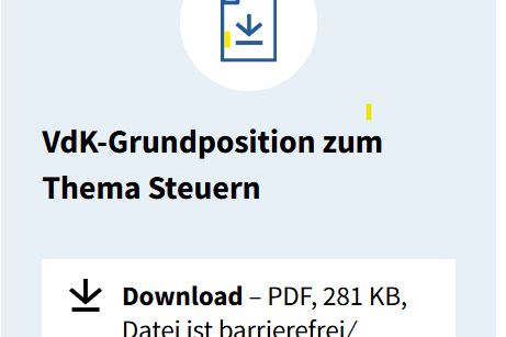 VdK-Forderung A.S.