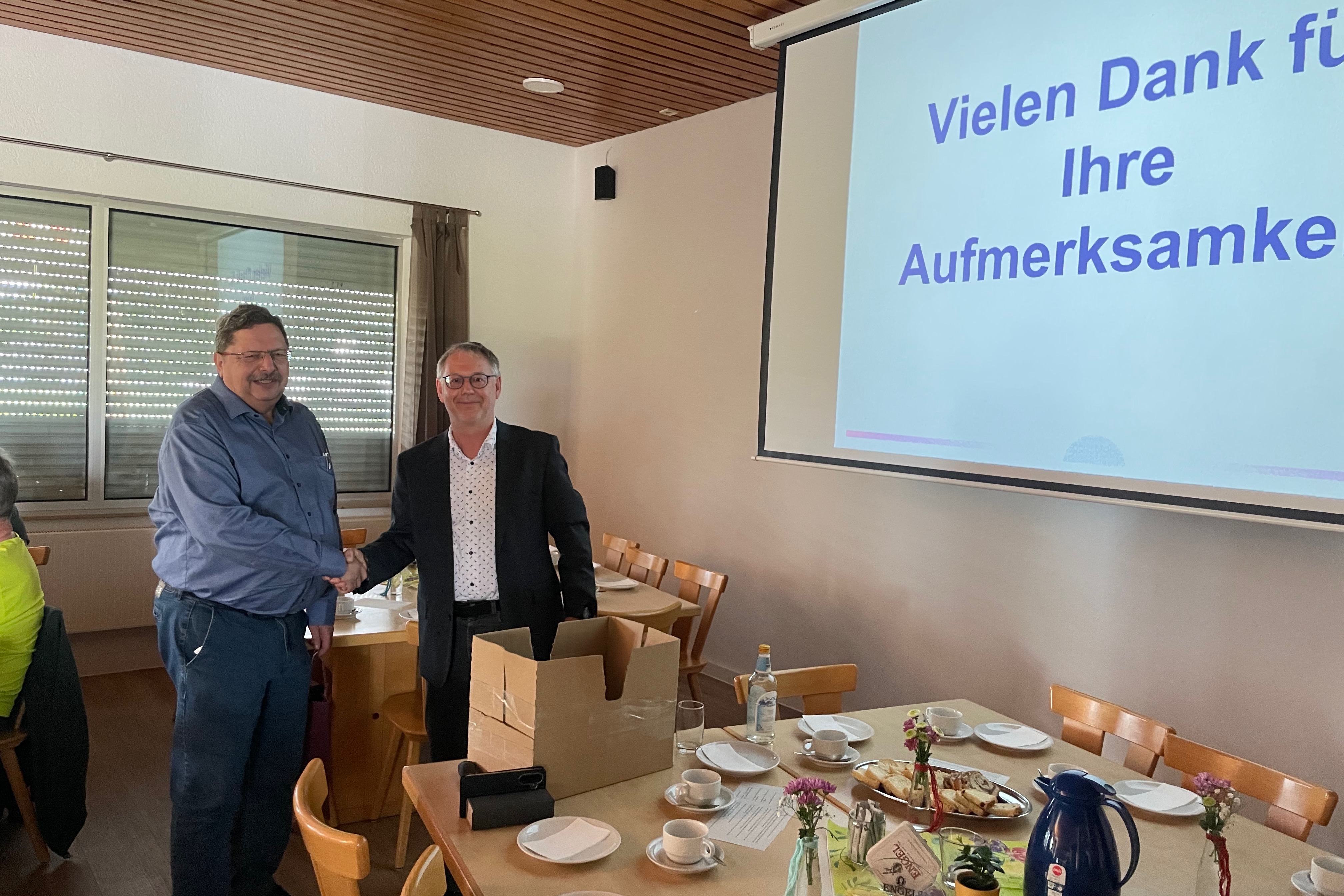 Dr. Zink und Manfred Stahl